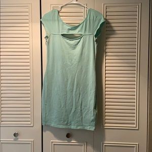 Teal bodycon dress